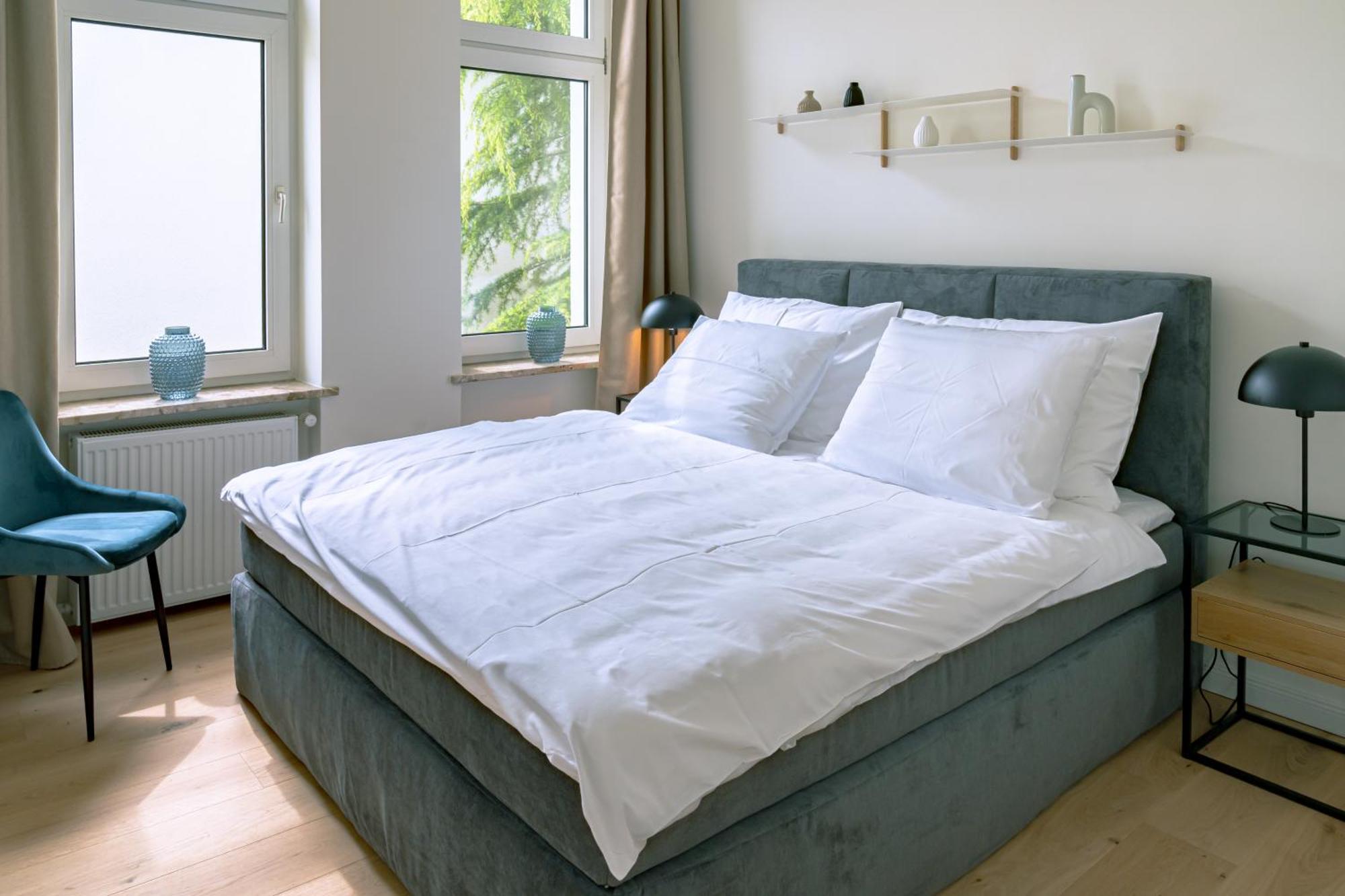 Kapitaenshaus Friedrich Franz - Premium Apartments 200 Meter Vom Strand Und Alten Strom Rostock Ngoại thất bức ảnh