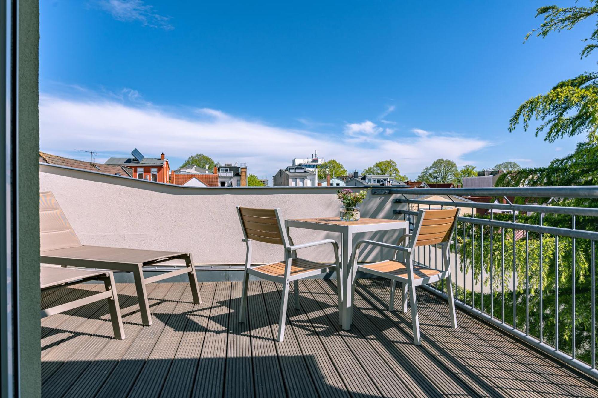 Kapitaenshaus Friedrich Franz - Premium Apartments 200 Meter Vom Strand Und Alten Strom Rostock Ngoại thất bức ảnh