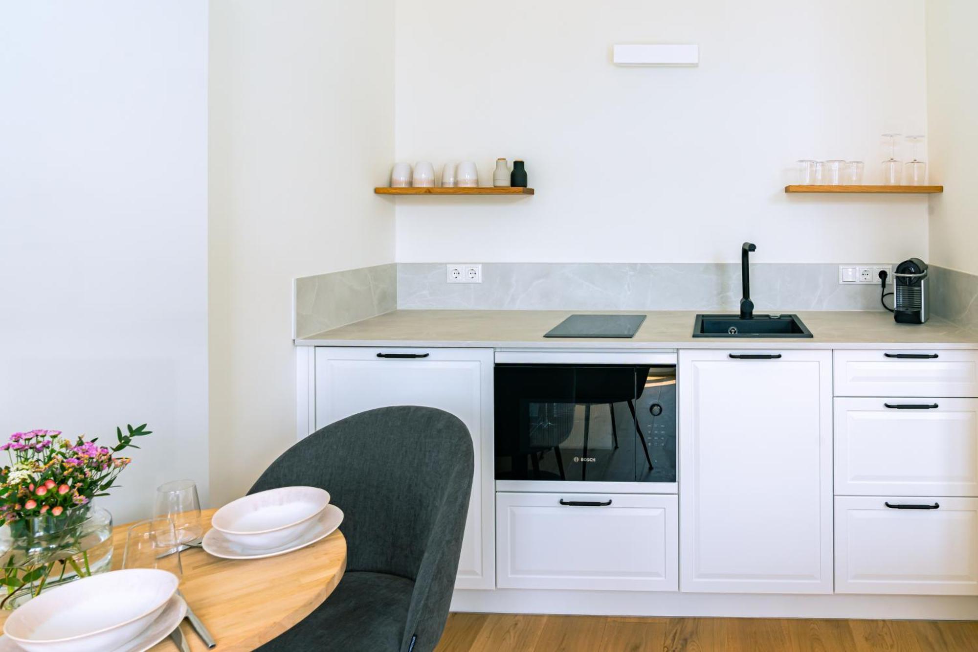 Kapitaenshaus Friedrich Franz - Premium Apartments 200 Meter Vom Strand Und Alten Strom Rostock Phòng bức ảnh